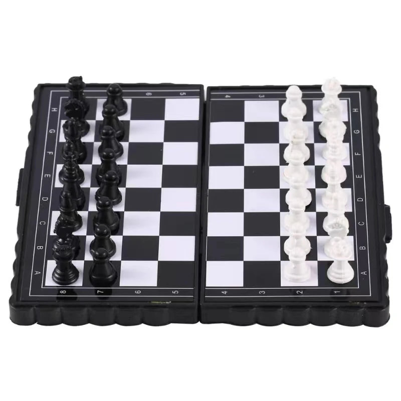 Mini Magnetic Folding Chess Set Portable