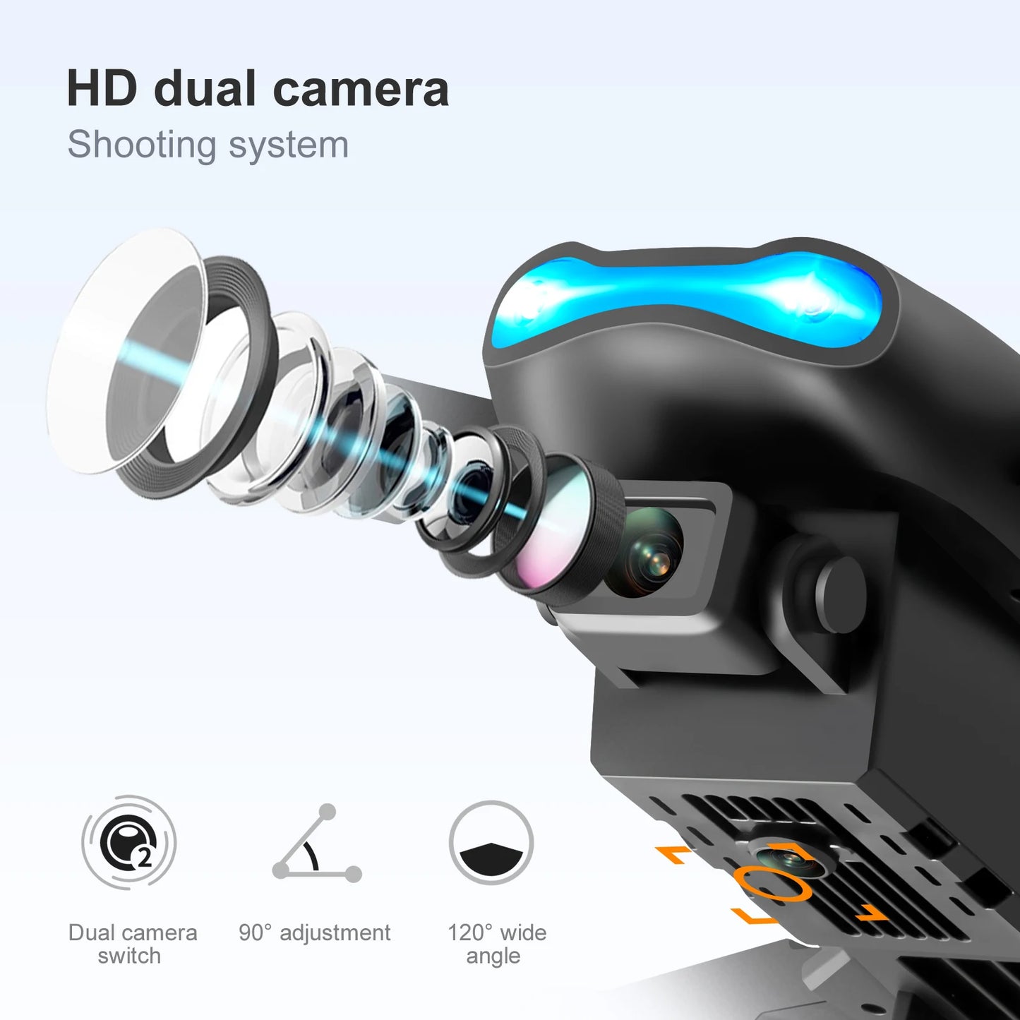 E99 Pro Drone Quadcopter Remote Control Handle Four Axis