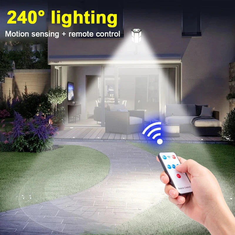 Upgraded Solar LED Outdoor Light with Sensor