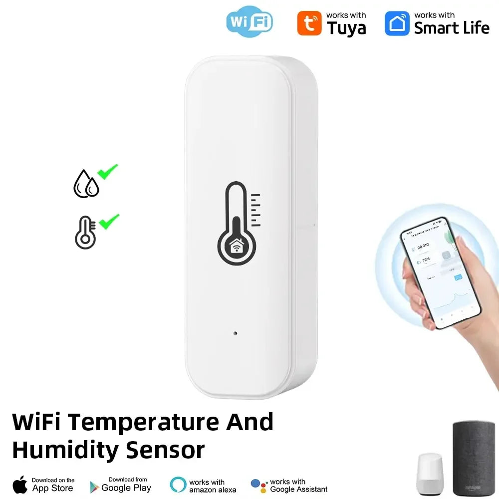 Tuya WiFi Temperature Humidity Sensor Smart