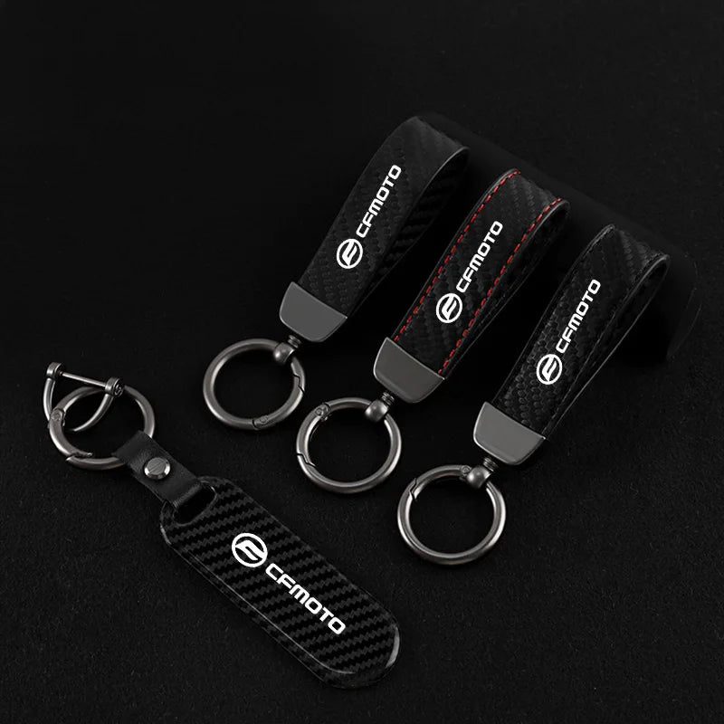 Double-Sided Embroidered Keychain for CFMOTO Motorcycles