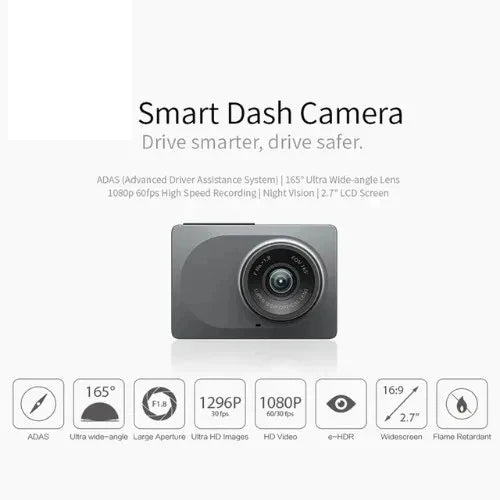 YI Smart Dash Cam – Full HD 1080P with ADAS Safety