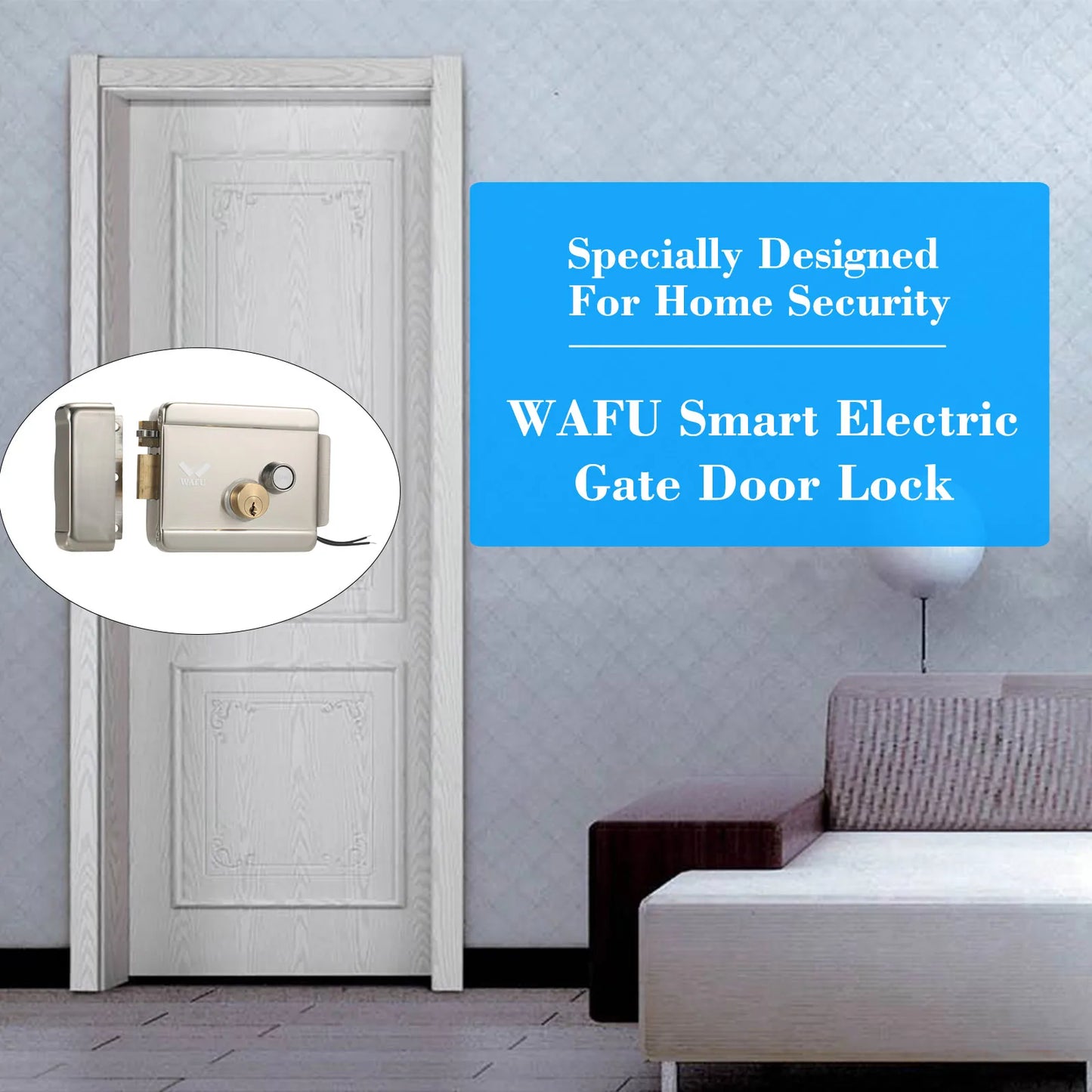 WAFU Smart Electric Door Lock for Home & Office