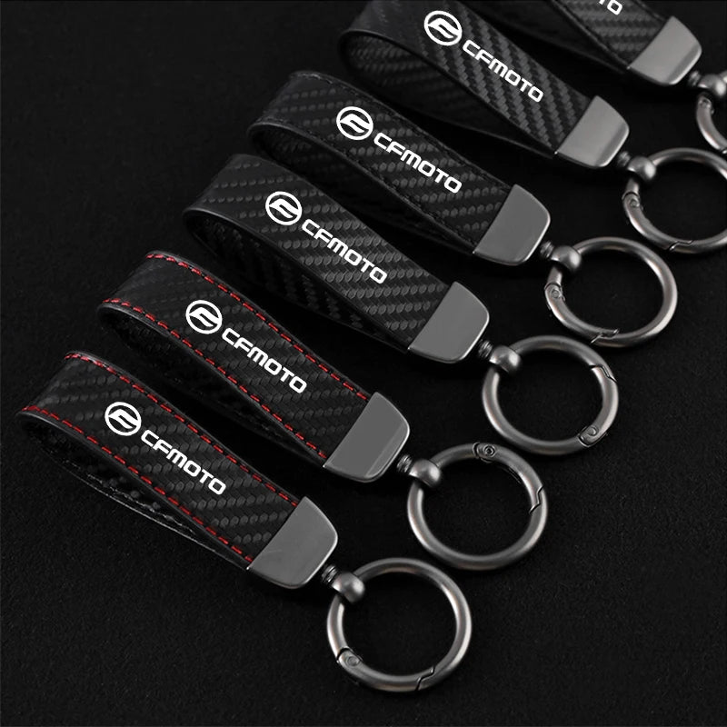 Double-Sided Embroidered Keychain for CFMOTO Motorcycles