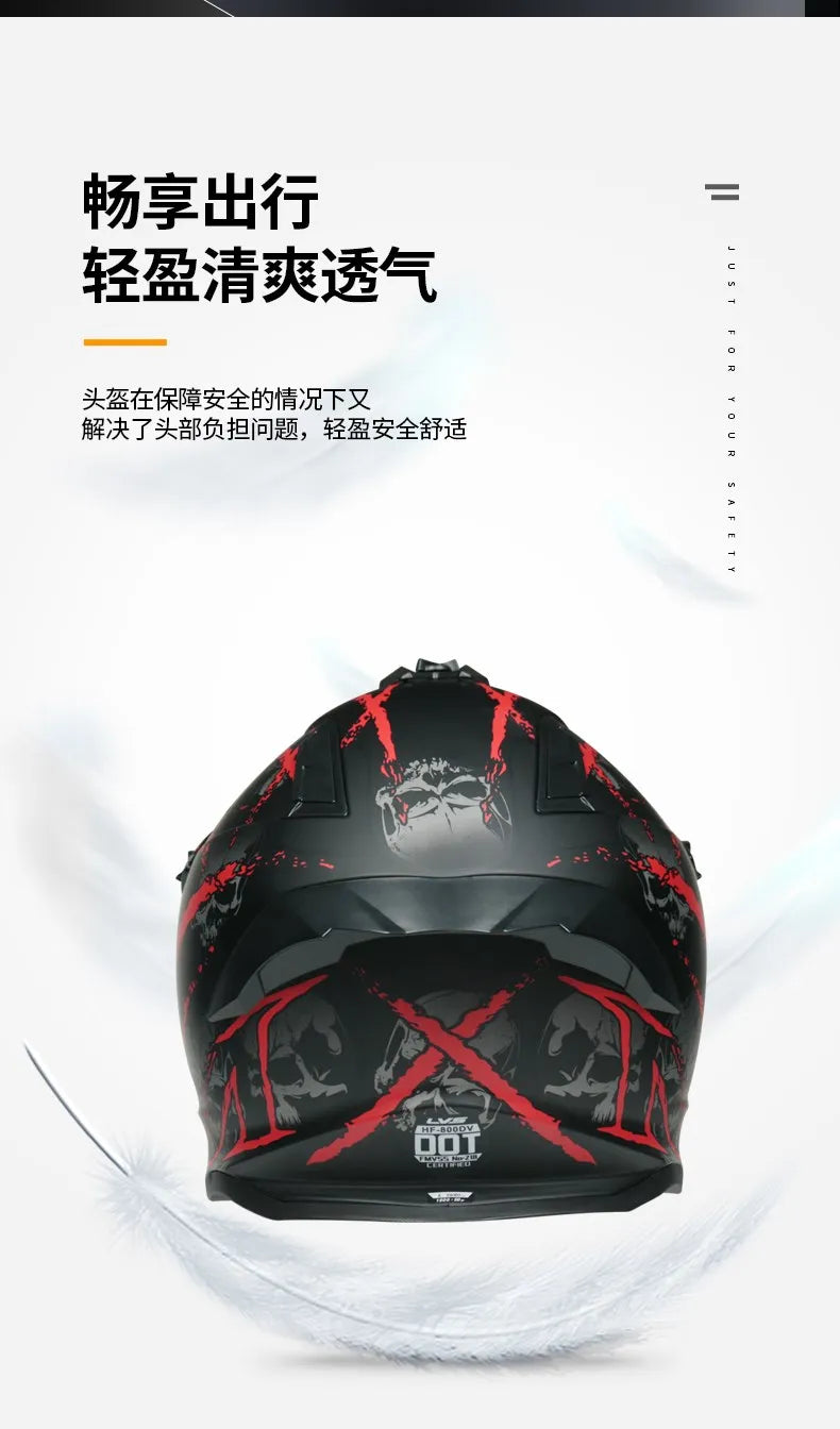 Motorcycle ATV Motocross Off-Road Racing Helmet
