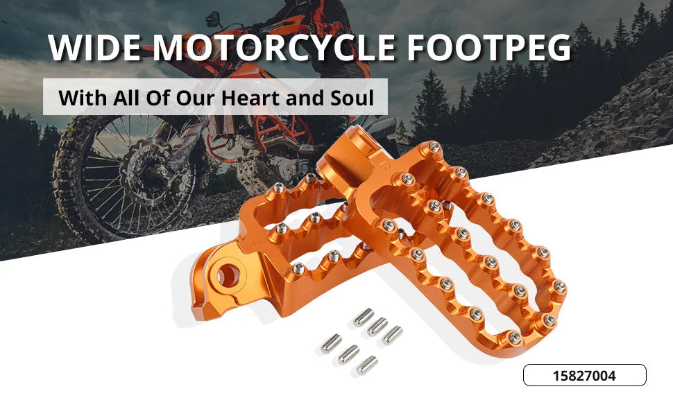 Heavy-Duty Footpegs for KTM 690–1290 Adventure Supermoto