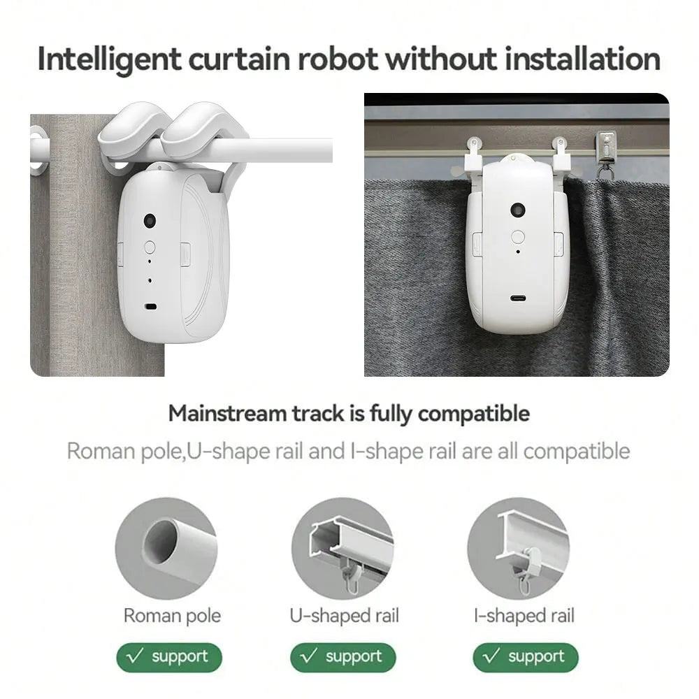 Smart Wi-Fi Curtain Controller – Plug & Play Automation