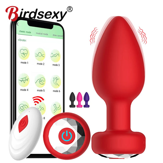 Bluetooth Remote Anal Vibrator with APP