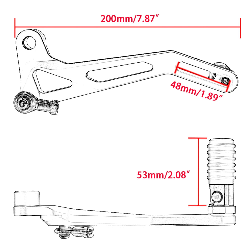 Adjustable Folding Gear Shifter for V-Strom