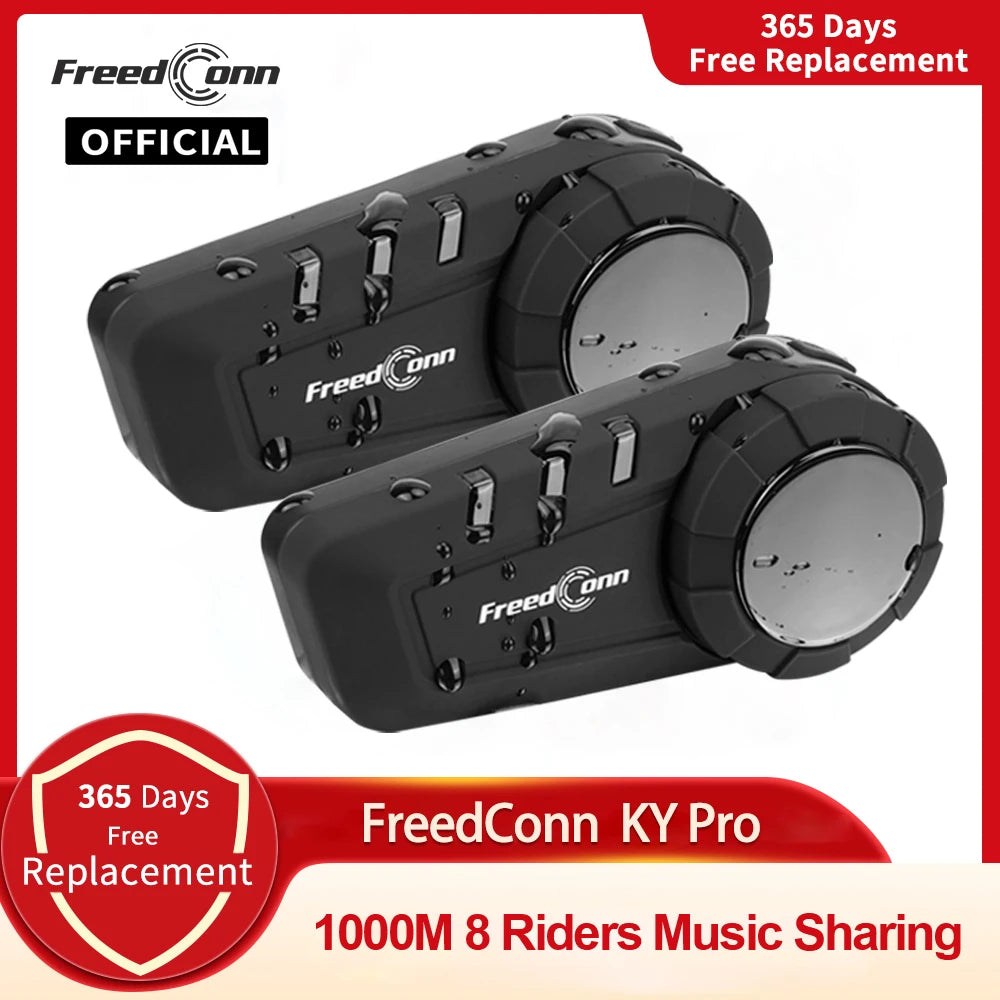 Freedconn KY Pro Bluetooth Motorcycle Intercom