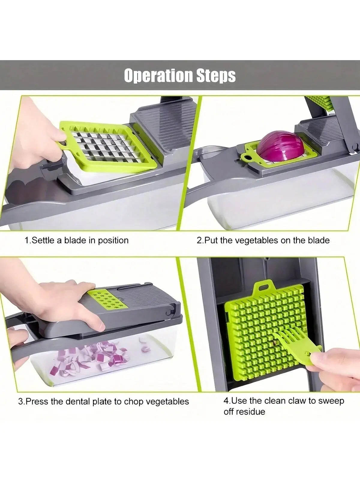 16-in-1 Vegetable Chopper & Slicer Kitchen Set