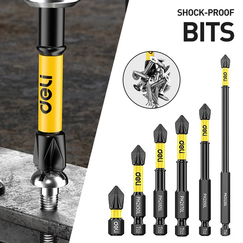 Anti-Slip Magnetic Screwdriver Bits Set – Precision Meets Power!