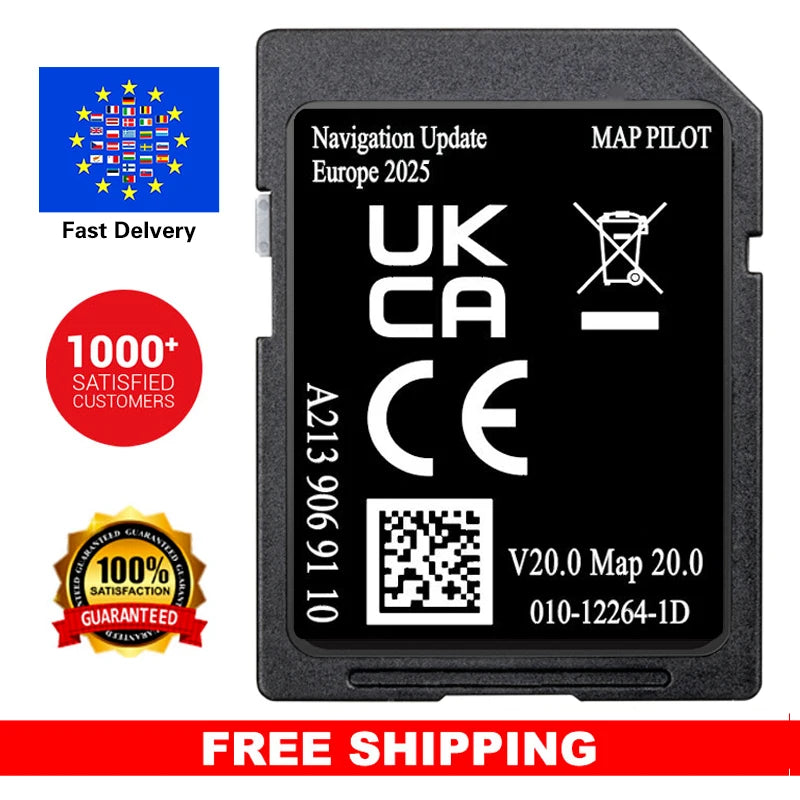 2025 EU Sat Nav SD – Mercedes Garmin GPS Upgrade