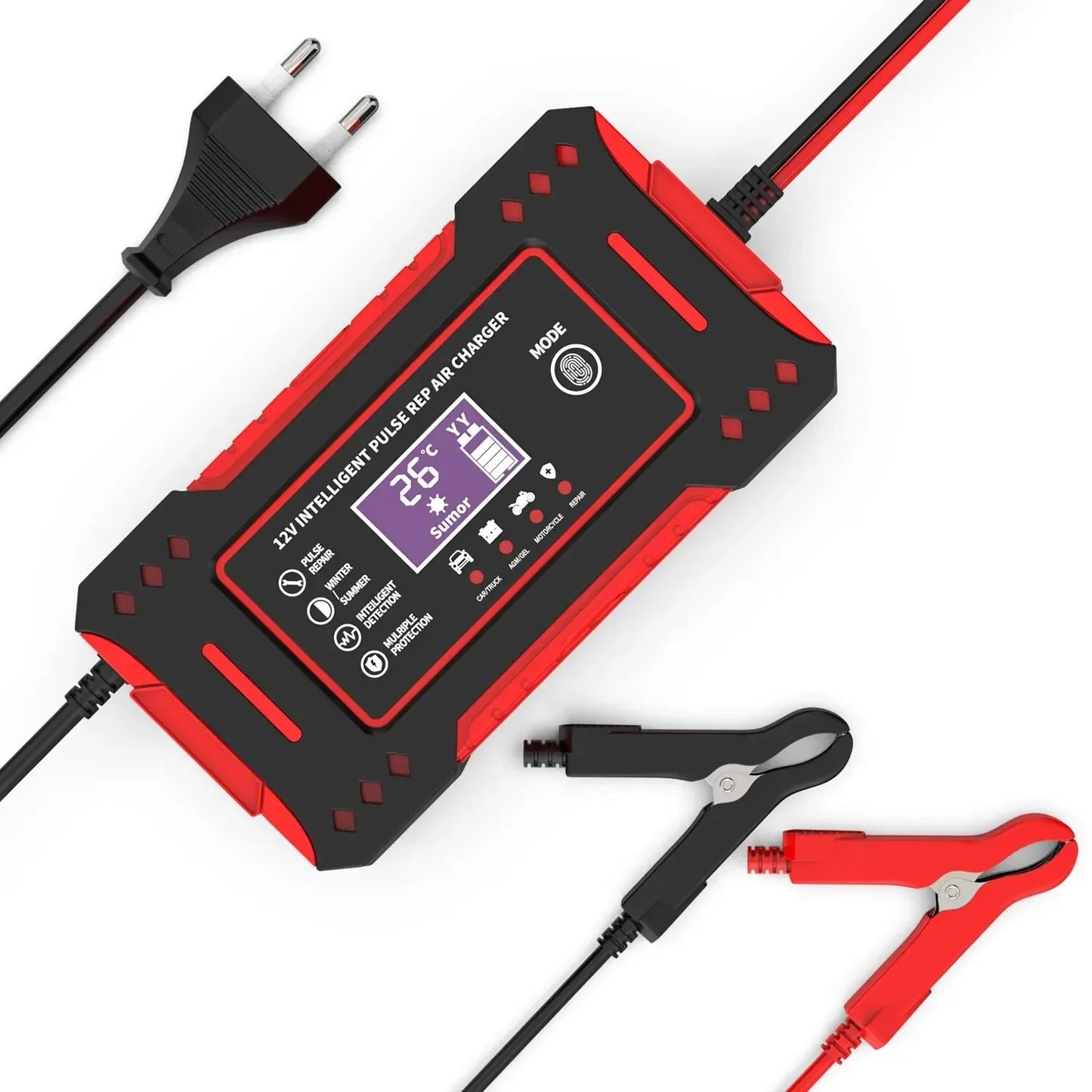 12V 6A Smart Car Battery Charger