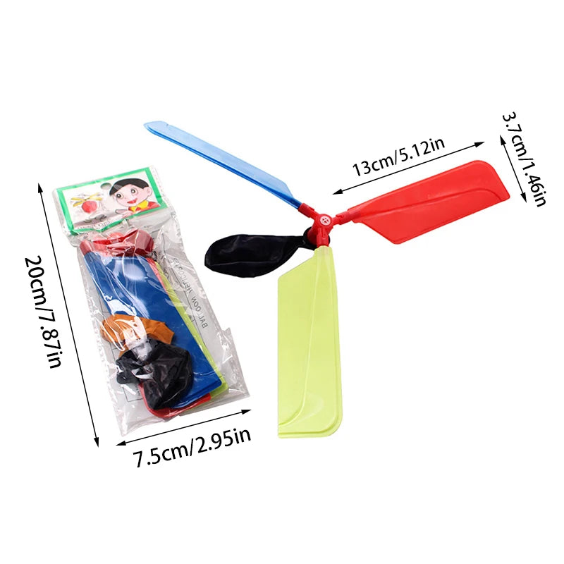 6PCS Air Balloon Helicopter Flying Toys Set