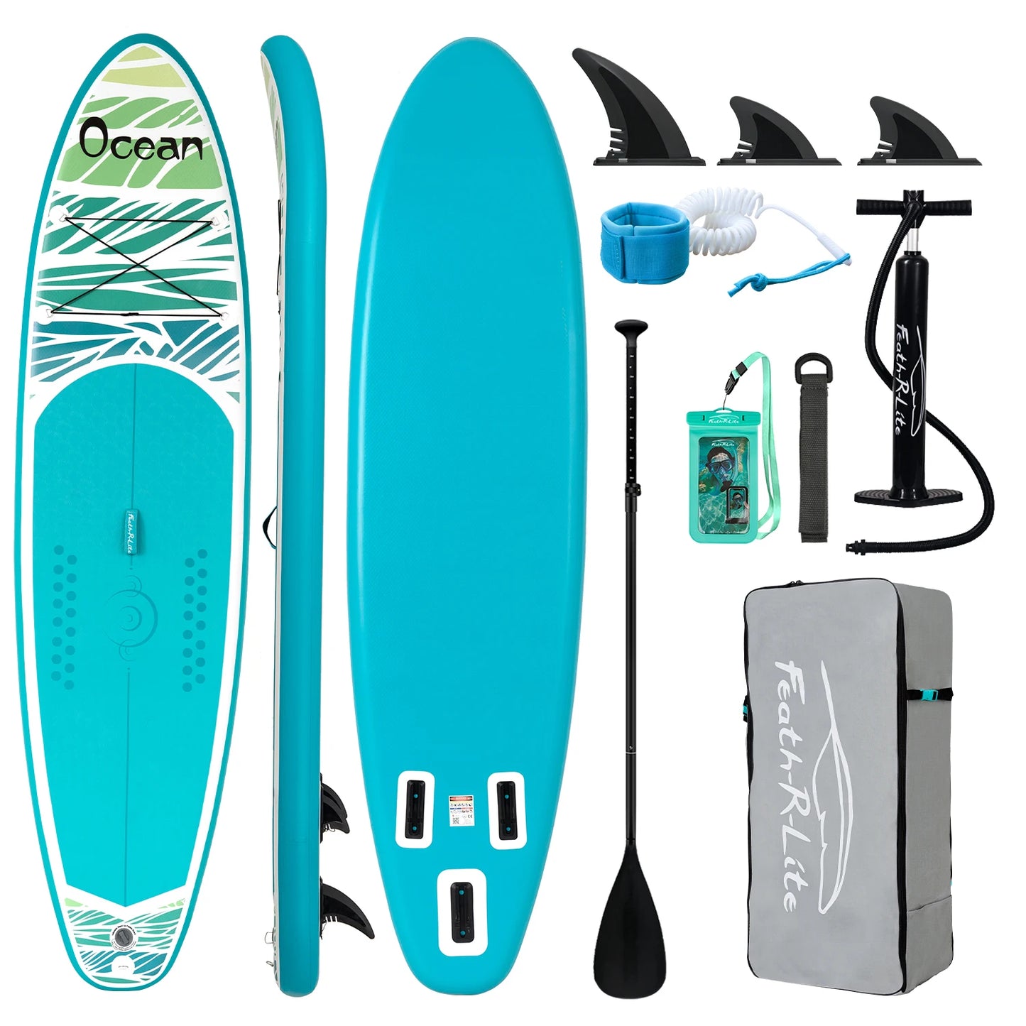 FunWater 335cm Inflatable SUP Paddle Board Set