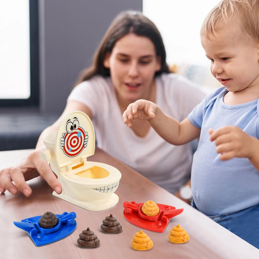 Mini Toilet Catapult Game – Stress Relief Fun