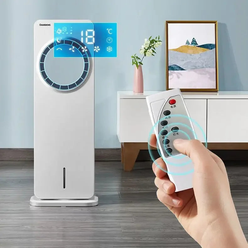 Leafless Cooling Fan with Ice & Water System