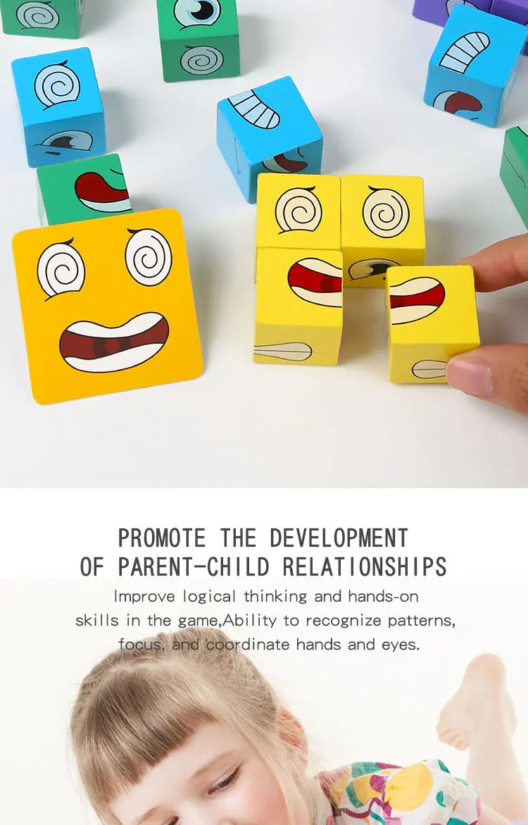 Kids Emotion Face Puzzle – Match, Think, Express & Play!
