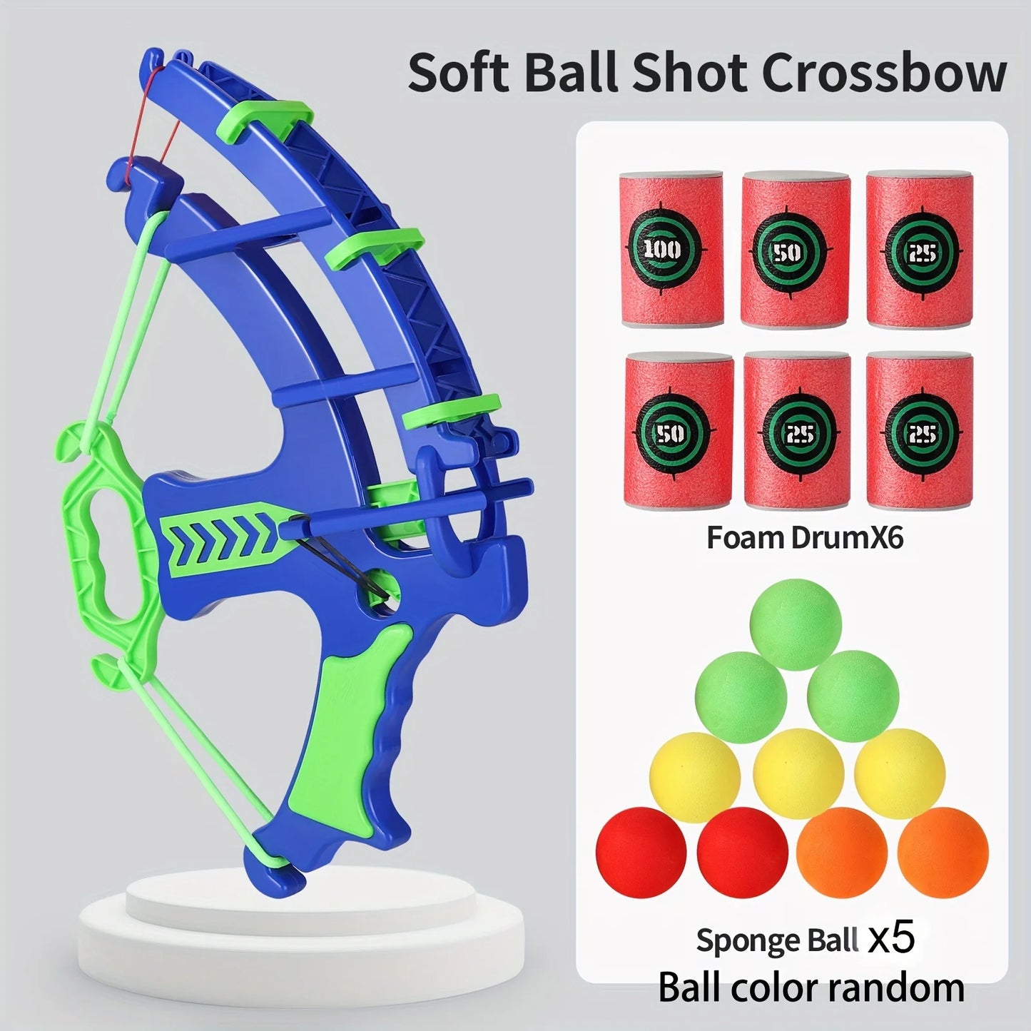 Soft Bullet Shooting Practice Toy for Kids