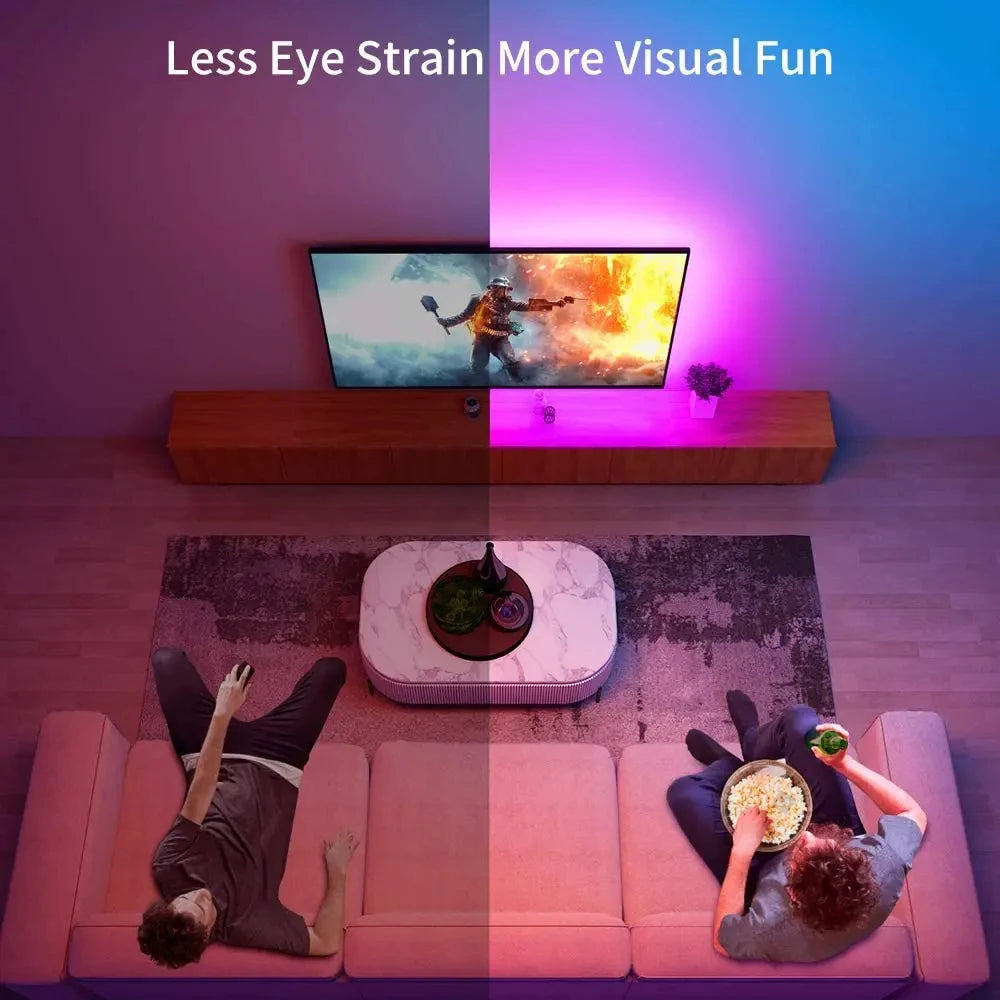 RGB LED Strip Lights Smart SMD 5050 Bluetooth Flexible Tape