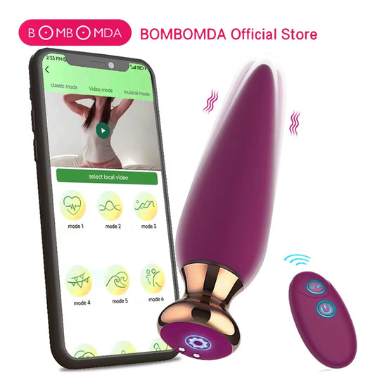 Wireless Remote Anal Vibrator for Men & Women