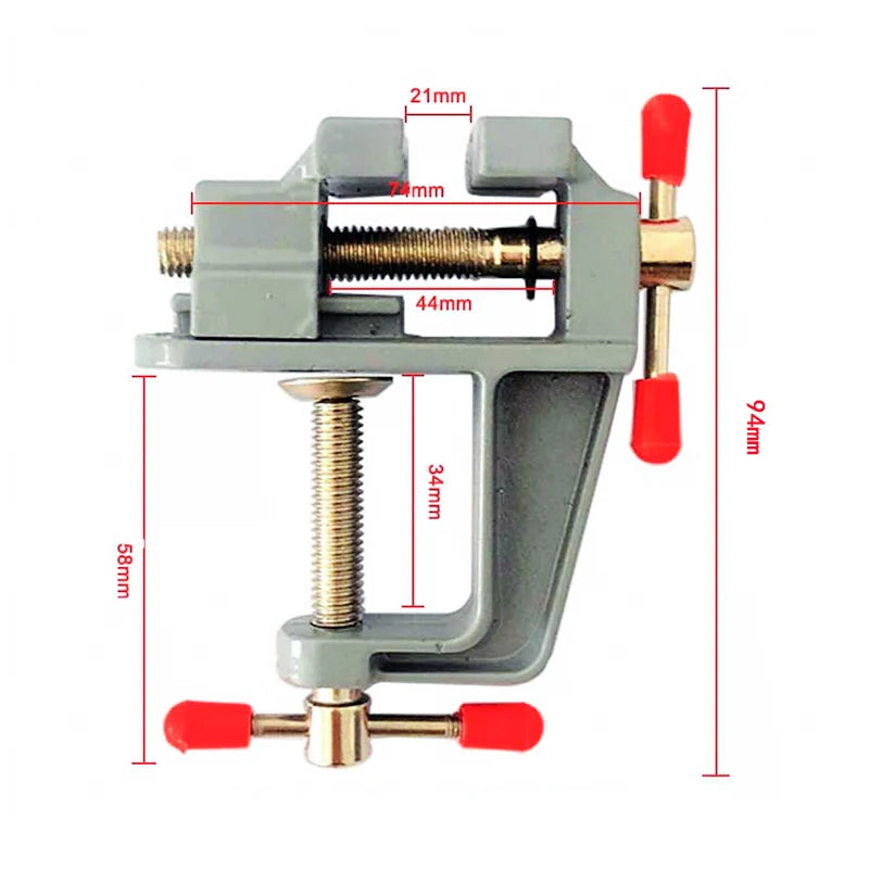 Mini Aluminum Bench Vise for Hobby & Craft