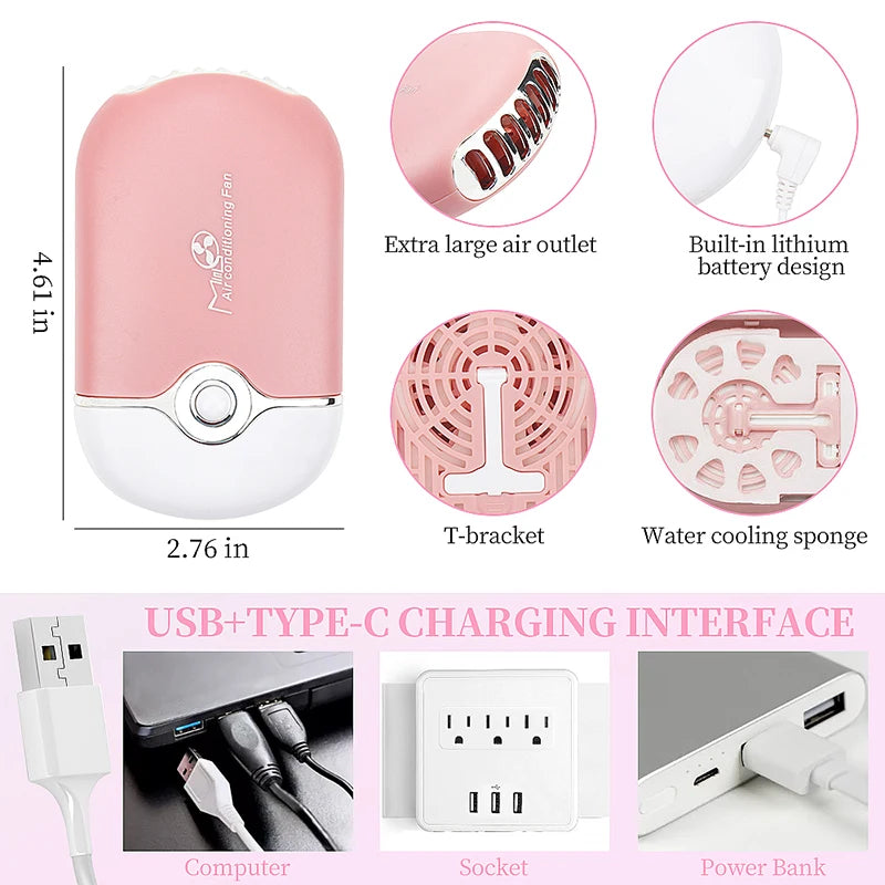 Mini USB Eyelash Fan Dryer for Extensions