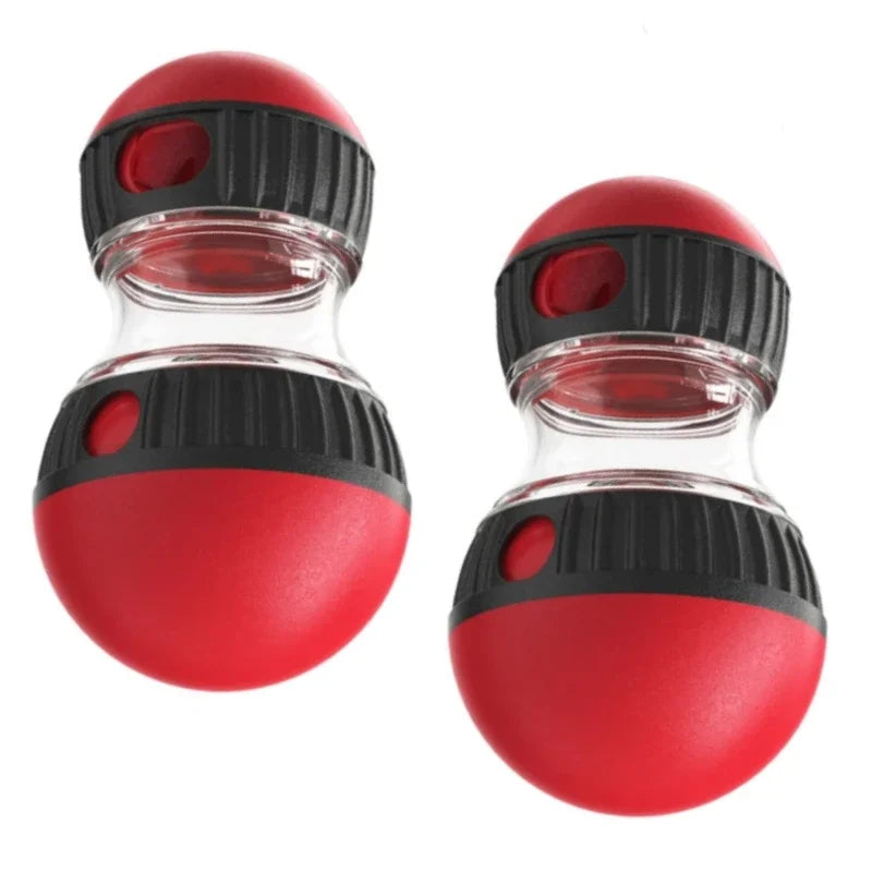 Interactive Dog Toy – Rolling Ball with Leaky Food Track for Mental Stimulation!