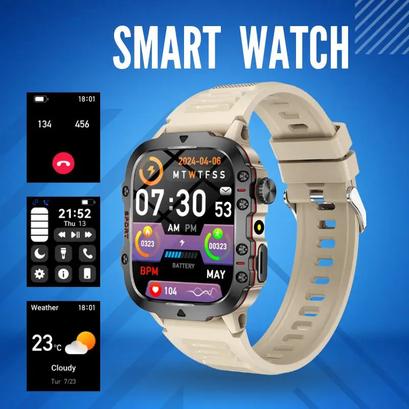 Smart Watch with LED Display & Wireless Call