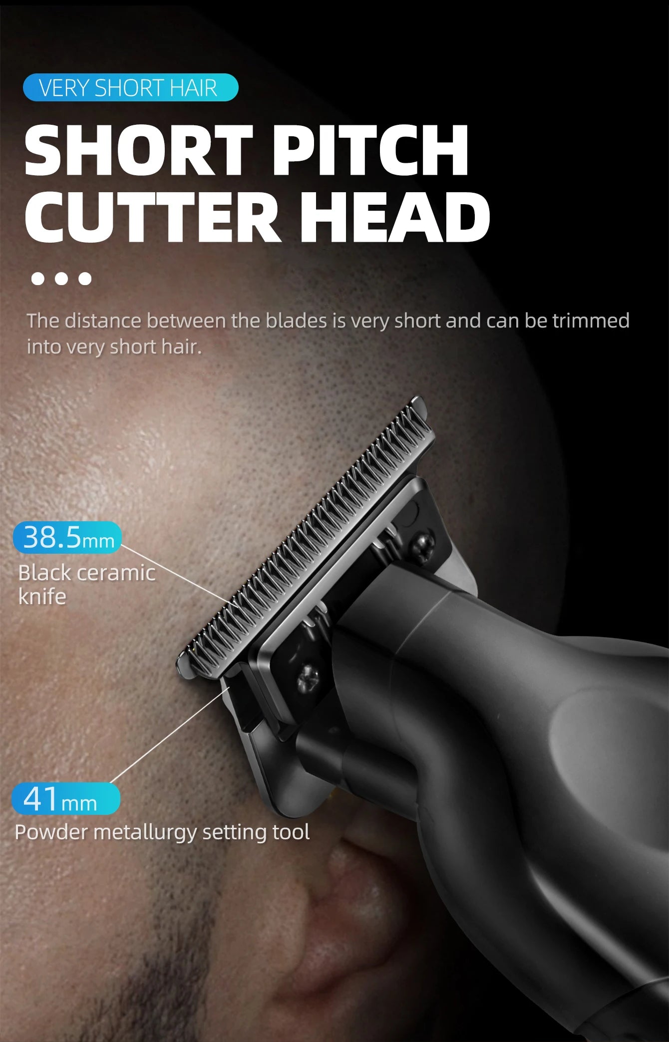 Kemei KM2299 Professional Hair Clipper Zero Gapped Carving Clipper