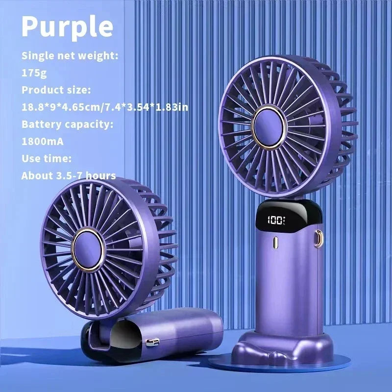 Rechargeable Neck Fan Mini Air Cooler