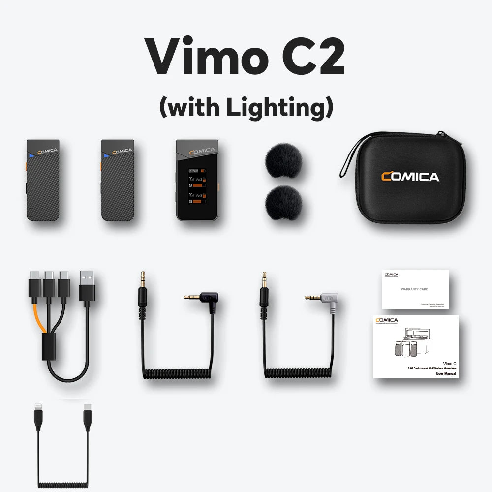 Comica Vimo C Mini Wireless Lapel Microphone Kit