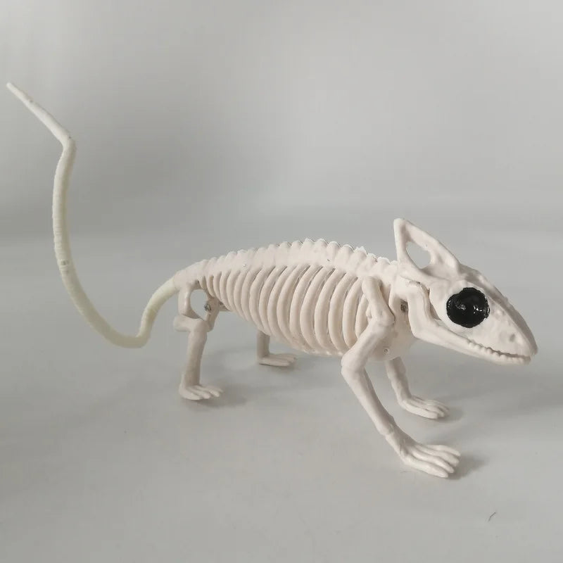 Realistic Skeleton Props with Bats & Scorpions