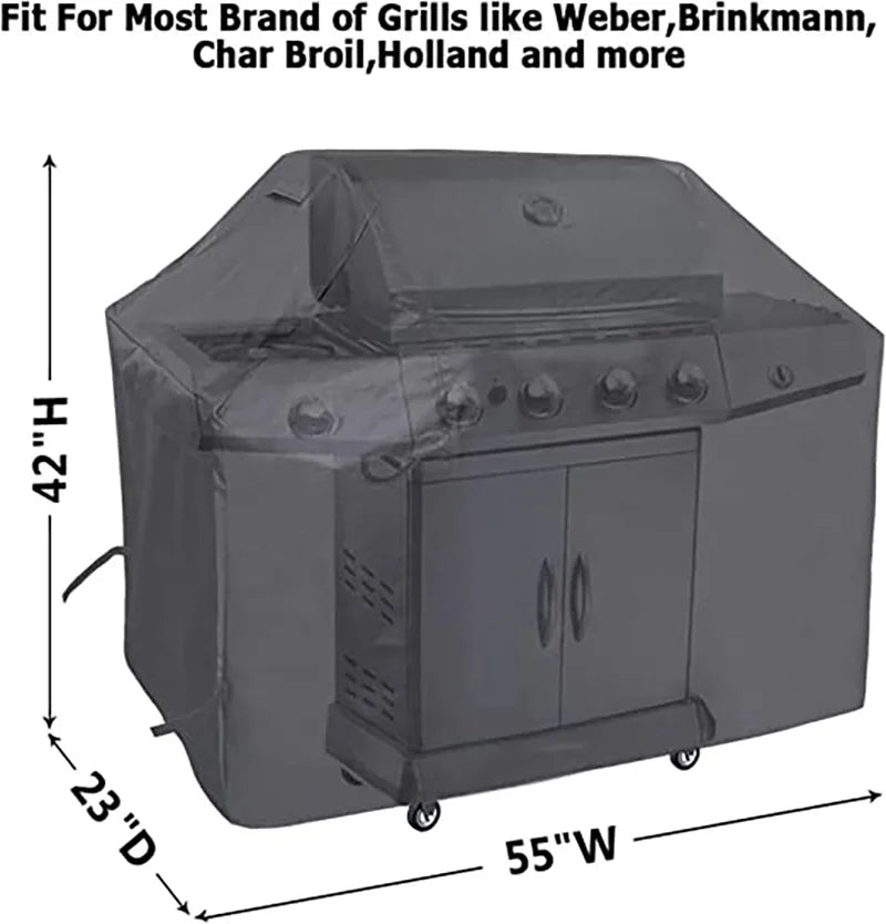 Heavy-Duty Large BBQ Grill Cover – Waterproof & Dustproof!