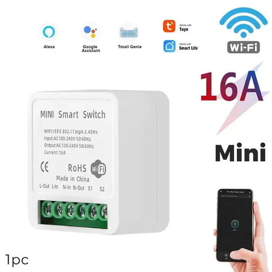 WiFi Smart Switch App Remote Voice Control Double Control Wireless