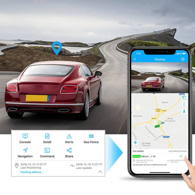 Secure your ride with GF 22 Mini Magnetic GPS Tracker!
