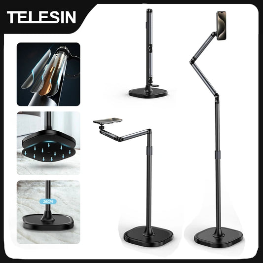 TELESIN Magnetic Floor Phone Stand Holder