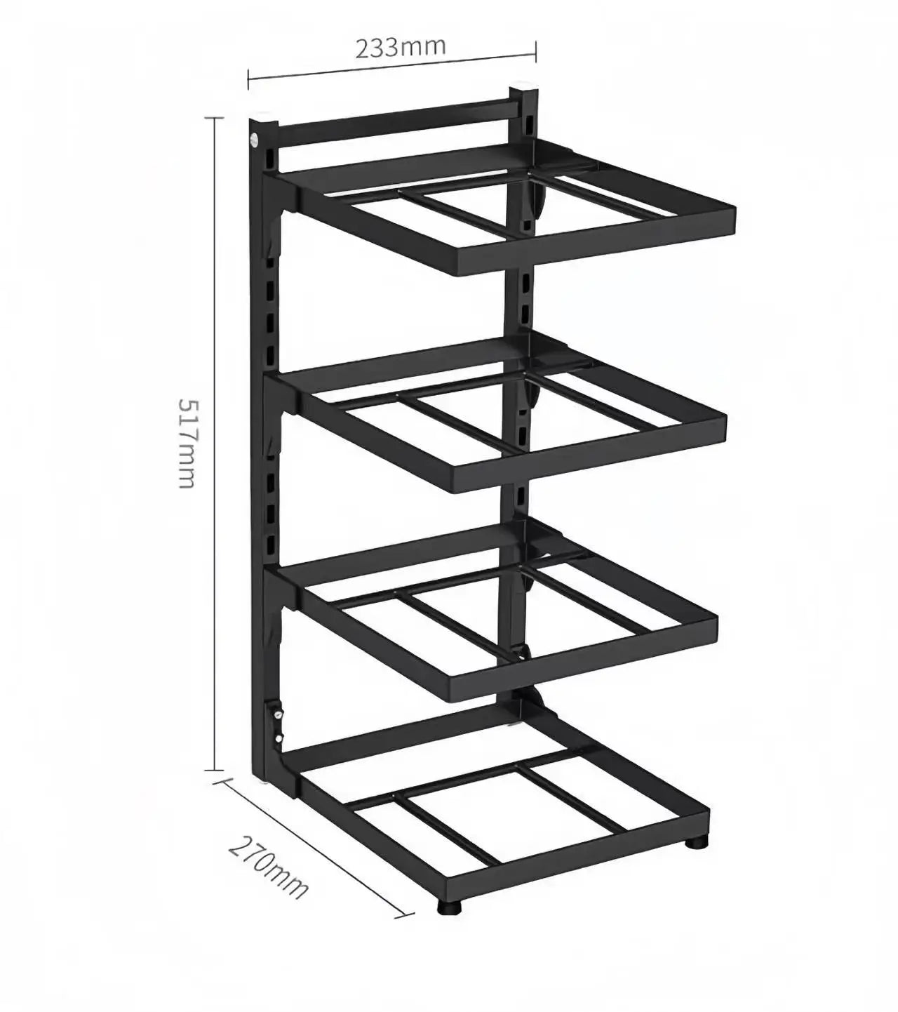 Kitchen Sink Storage Rack – Multi-Layer Adjustable Pot & Pan Organizer
