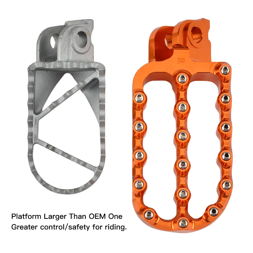 Heavy-Duty Footpegs for KTM 690–1290 Adventure Supermoto