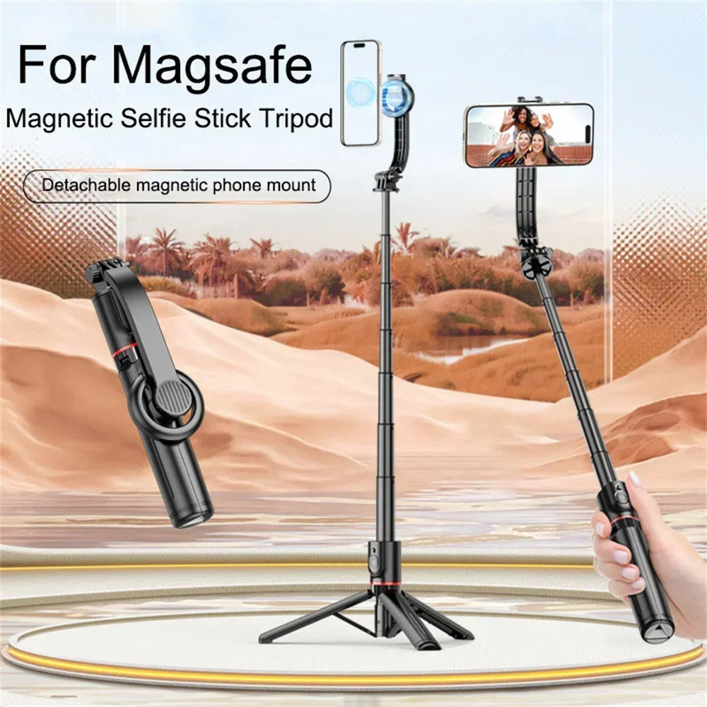 Magnetic Mini Selfie Stick Tripod – Pocket-Sized, Pro-Level Shots!