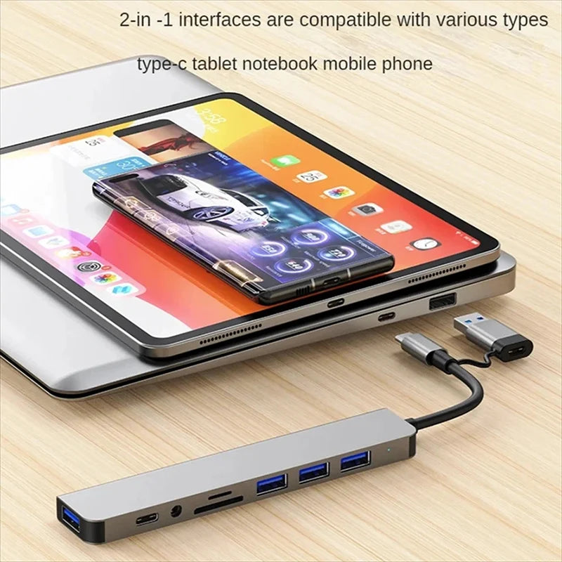 8-in-1 USB-C Hub – Expand Your Connectivity
