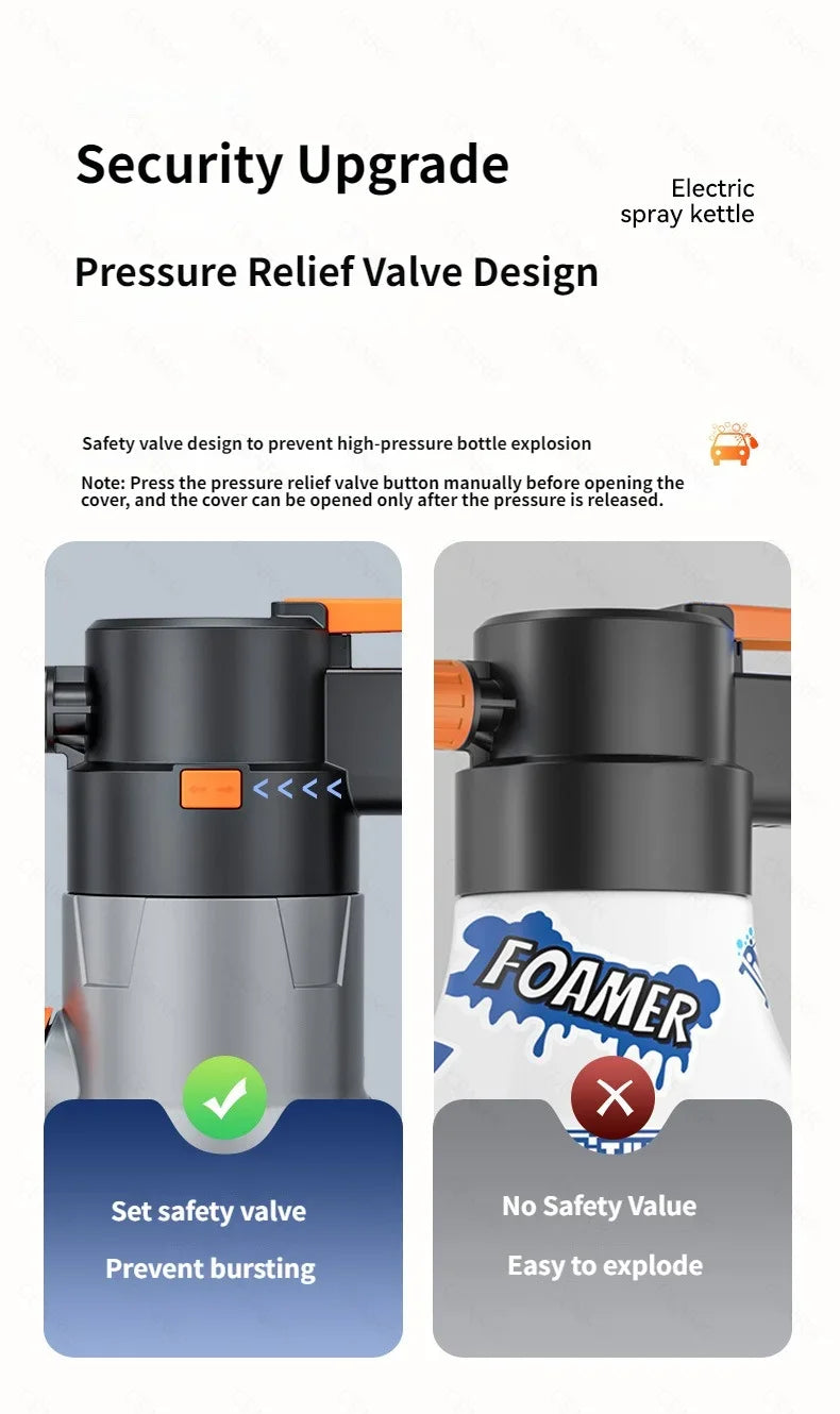 CENRR Electric Foam Sprayer – Power Foam at the Push of a Button!