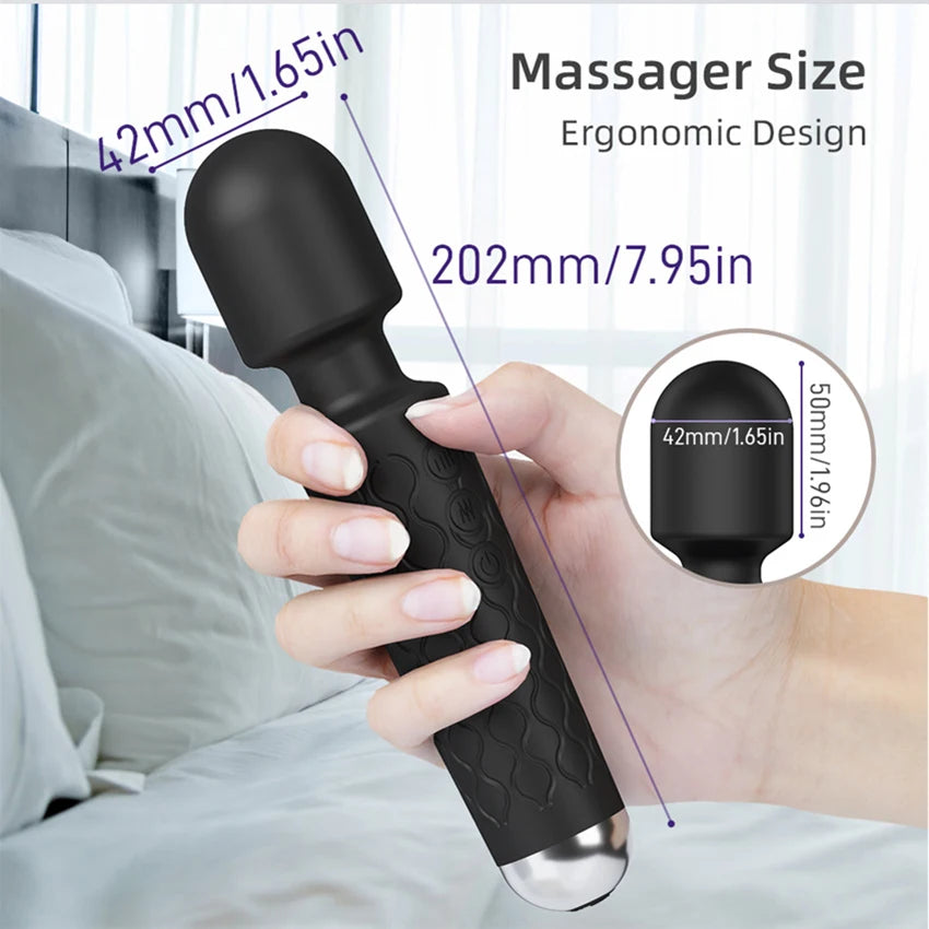 20 Modes AV Stick Clit Vibrator for Women