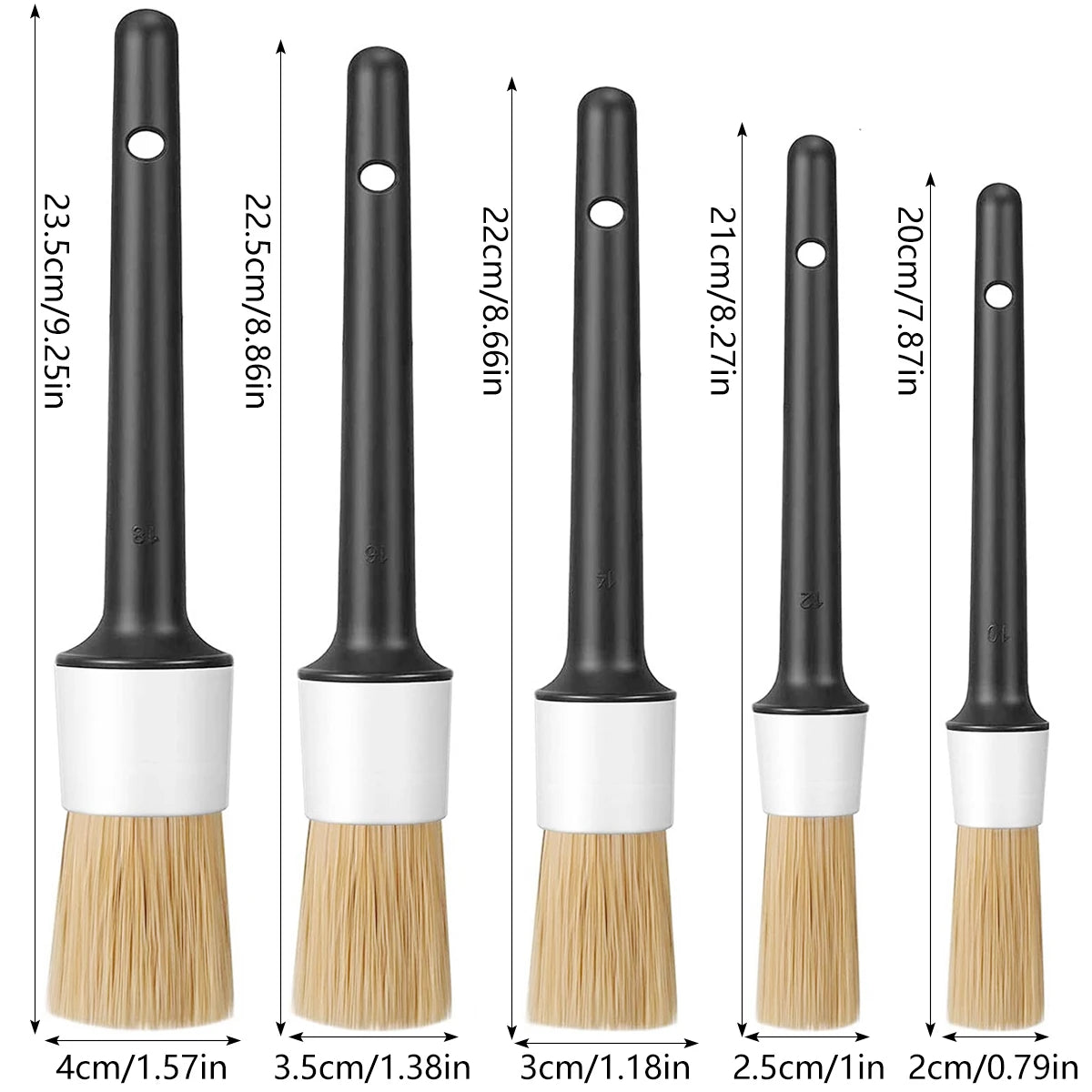Detail your car like a pro with this brush set!