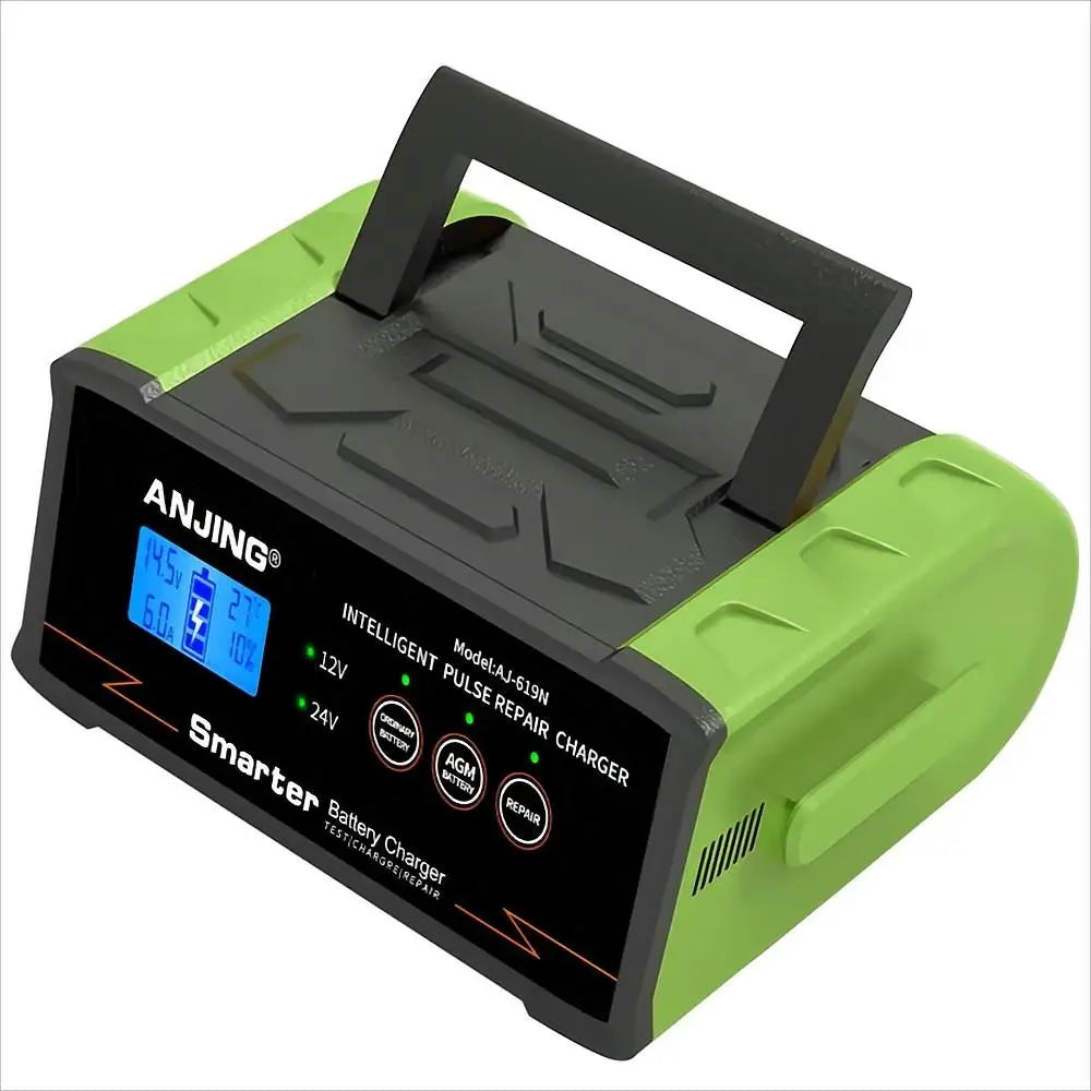 Smart 12V/24V Automatic Car Battery Charger