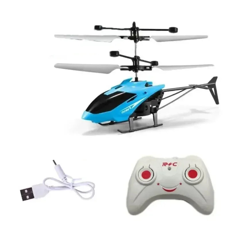 Mini RC Helicopter Drone – Safe Flying Fun for Kids!