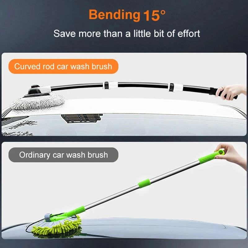 Telescopic Car Wash Mop – Reach Every Inch, Scratch-Free!