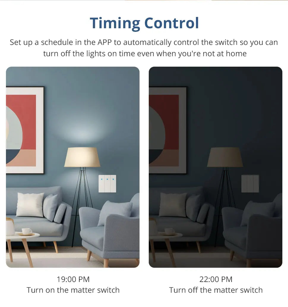 Zemismart WiFi Smart Wall Light Switch EU