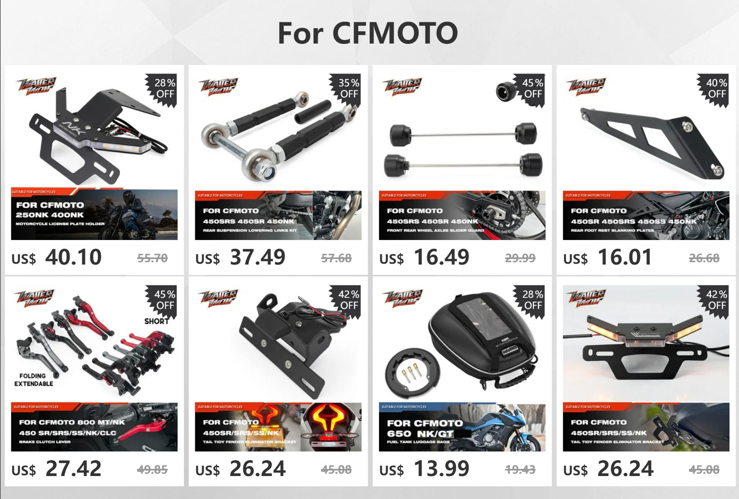 CFMOTO 450MT Handguards with Handlebar Riser 2025